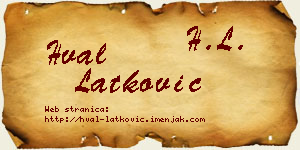 Hval Latković vizit kartica